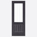 Dark Grey Laminated Mexicano Glazed Internal Doors Home Centre Direct 