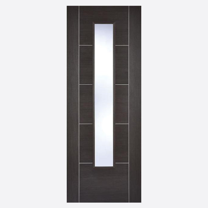 Dark Grey Laminated Vancouver Glazed Internal Doors Home Centre Direct 