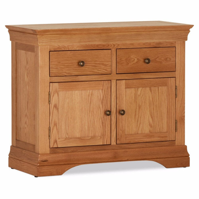 Delta Oak 2 Door 2 Drawer Sideboard Sideboard Gannon 