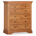 Delta Oak 3+4 Drawer Tall Chest Chest of Drawers Gannon 