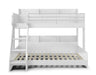 Domino Triple Sleeper White Bunk Beds Julian Bowen V2 