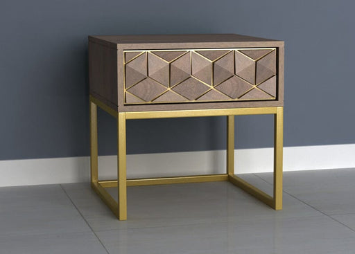 Elyse End Table With Drawer Lamp Table FP 