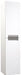 Evoke 2 Door Tall Boy Unit Wall Hung Matt White Supplier 141 