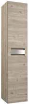 Evoke 2 Door Tall Boy Unit Wall Hung Nelson Oak Supplier 141 