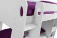 Eclipse Bunk Bed - White Bunk Beds Julian Bowen V2 