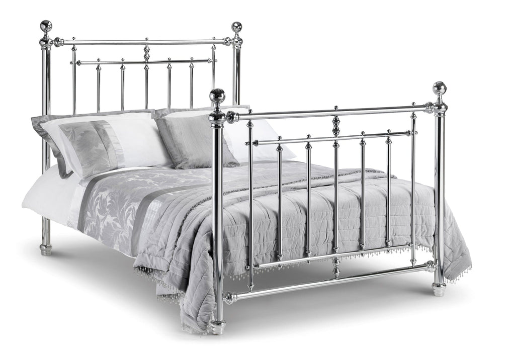 Empress Chrome Bed Frame 150Cm Bed Frames Julian Bowen V2 