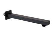 Fall Matt Black Wall Mounted Arm 300mm Supplier 141 