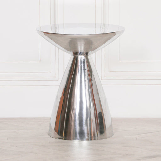 Hour Glass Style Cast Aluminium Side Table Side Table Maison Repro 