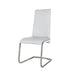 Leo Light Grey Chrome Dining Chair Dining Chairs CIMC 