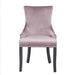 Pink Velvet Dining Chair With Ring Diamond Back Dining Chairs CIMC 