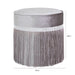 Value Grey Round Stool with Diamante Band Dressing Stool CIMC 