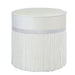 Value Ivory Round Stool with Diamante Band Dressing Stool CIMC 