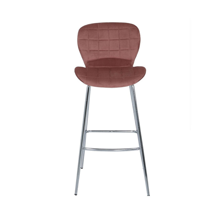 Rose Pink Curve Bar Stool Bar Stools CIMC 