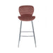 Rose Pink Curve Bar Stool Bar Stools CIMC 