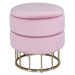 Value Blush Pink Round Storage Stool Dressing Stool CIMC 