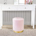 Value Blush Pink Patterned Round Footstool Foot Stool CIMC 