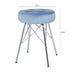 Value Alice Light Blue Tufted Stool Dressing Stool CIMC 