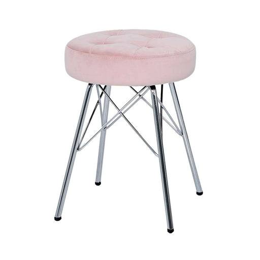 Value Alice Light Pink Tufted Stool Dressing Stool CIMC 