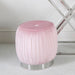 Value Blush Pink Round Footstool Foot Stool CIMC 