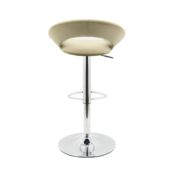 Value Orb Champagne Velvet Bar Stool Bar Stools CIMC 