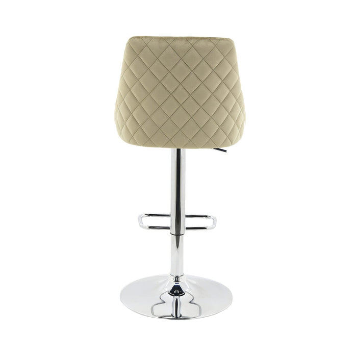 Dahlia Champagne Velvet Bar Stool Dressing Stool CIMC 