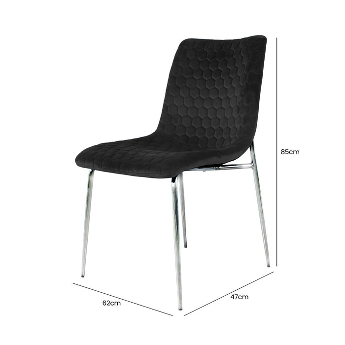 Zula Dining Chair Black Dining Chairs CIMC 