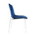 Value Zula Blue Dining Chair With Chrome Legs Dining Chairs CIMC 