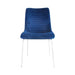 Value Zula Blue Dining Chair With Chrome Legs Dining Chairs CIMC 