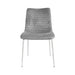 Value Zula Grey Dining Chair With Chrome Legs Dining Chairs CIMC 