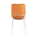 Value Zula Orange Dining Chair With Chrome Legs Dining Chairs CIMC 