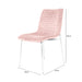 Value Zula Pink Dining Chair With Chrome Legs Dining Chairs CIMC 