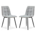 Fredrik Chair Silver Grey Dining Chair Gannon 