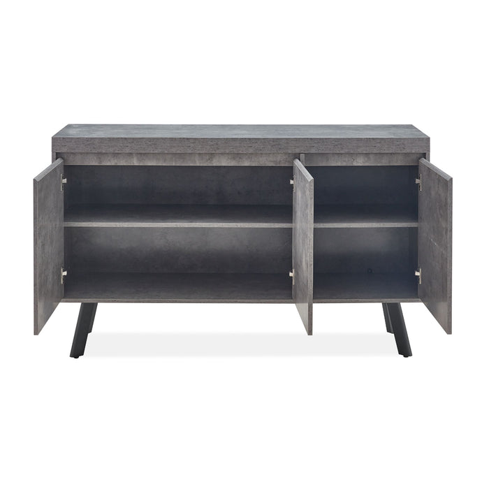 Fredrik Grey Marble Sideboard Sideboard Gannon 