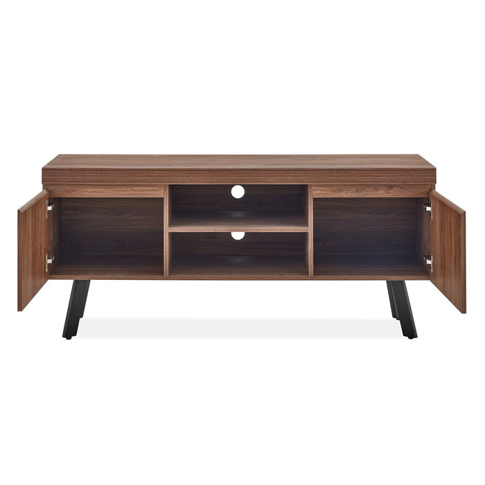 Fredrik Walnut Wide TV Unit (Flatpack) TV Unit Gannon 