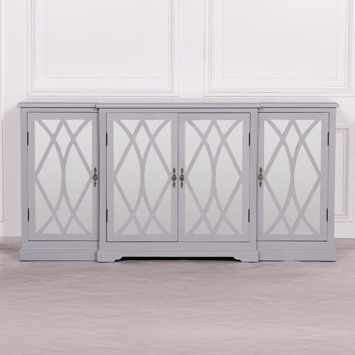 Breakfont Grey Mirror Front Sideboard Sideboard Maison Repro 