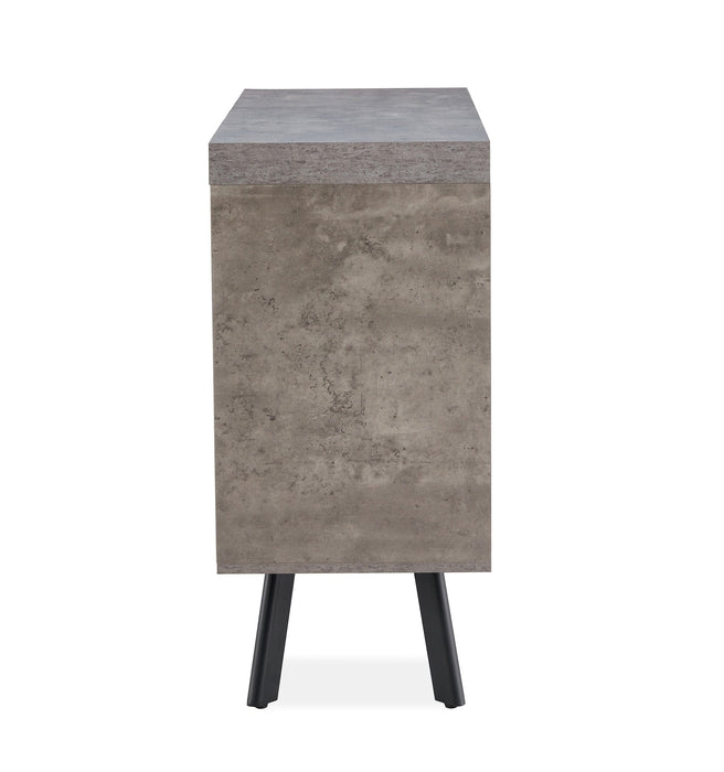 Fredrik 2 Door Grey Marble Sideboard Sideboard Gannon 