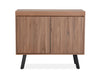 Fredrik 2 Door Walnut Sideboard Sideboard Gannon 