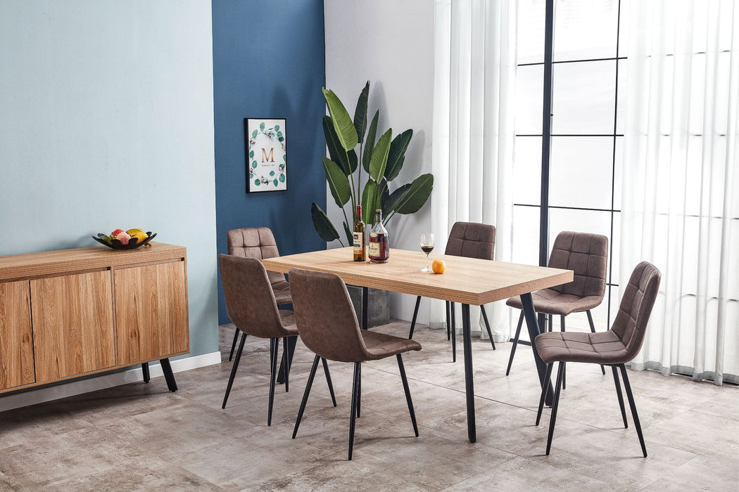 Fredrik 1.2 Metre Table Oak Dining Table Gannon 