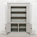 Large Grey Open Bookcase Bookcase Maison Repro 