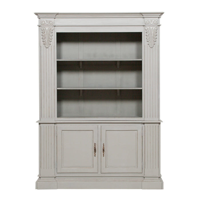 Large Grey Open Bookcase Bookcase Maison Repro 