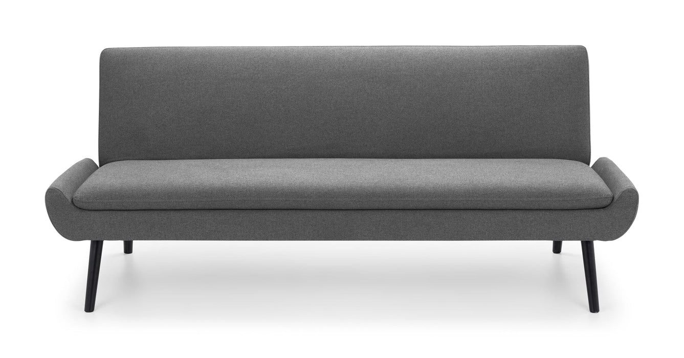 Gaudi Curled Base Sofabed - Grey Sofa beds Julian Bowen V2 