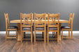 X Range - Dining Table - 2.2m - Fixed Top Dining Tables HB 