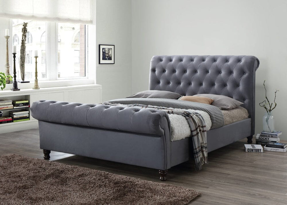 Grace 6' Bed - Grey Bed FP 