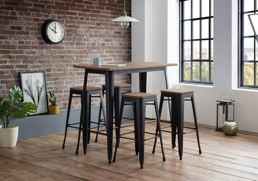 Grafton Backless Bar Stool (4 Per Box) Bar Stools Julian Bowen V2 