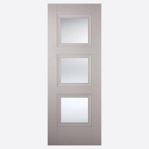 Grey Amsterdam Glazed 3L Internal Doors Home Centre Direct 