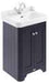 Henley 2 Door 600mm Cloakroom Unit Twilight Blue Supplier 141 