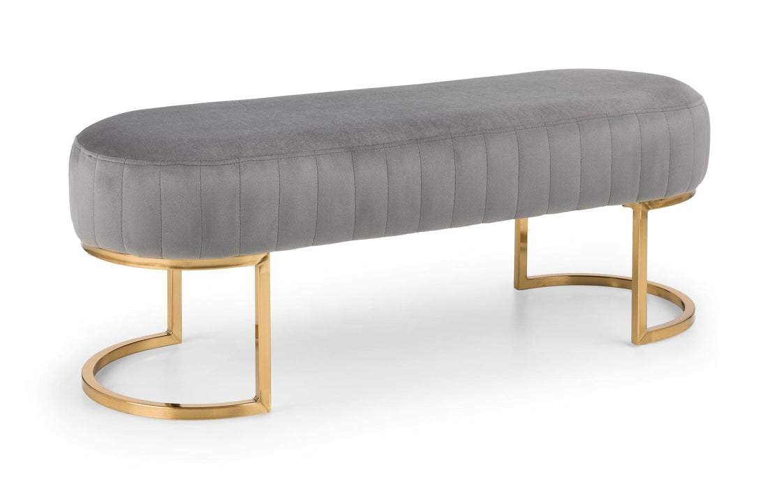 Harrogate Bench - Grey Dining Bench Julian Bowen V2 