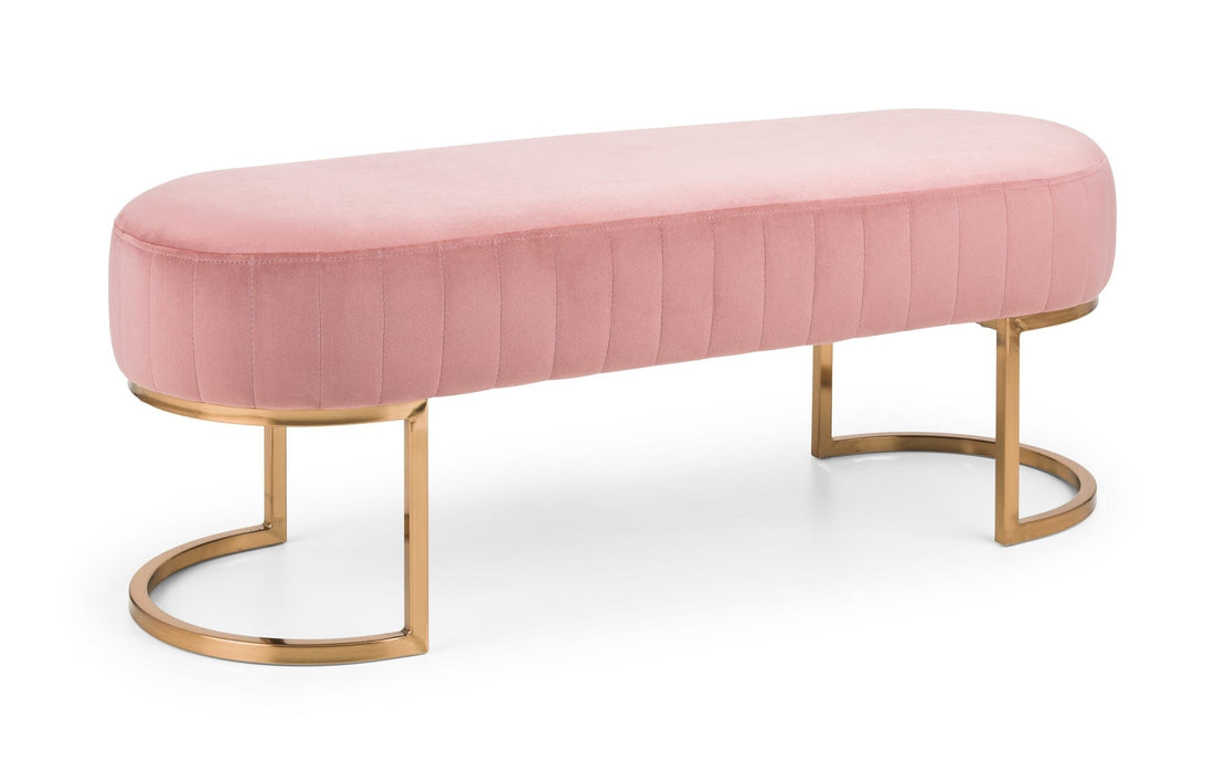 Harrogate Bench - Pink Dining Bench Julian Bowen V2 