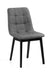 HAYDEN PANELLED DINING CHAIR - GREY LINEN Dining Chairs Home Centre Direct 