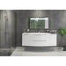 Henley Gloss White 800mm Wall Mounted Cabinet Bathroom Furniture Vendor 116 